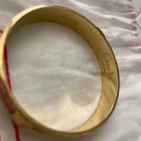 Coach Gold bangle - Picture 2 of 4